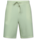 Enos Herr Sommarset - Ribbad Oversized - Tvådelad - Twinset - Set i set - 918 - Beige