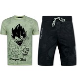 Top Star Twinset Dragon Ball - Sommarset herr - Kombinationsset Dragon Ball - Kombinationsset - 1688 - Beige