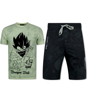 Top Star Twinset Dragon Ball - Sommarset herr - Kombinationsset Dragon Ball - Kombinationsset - 1688 - Beige