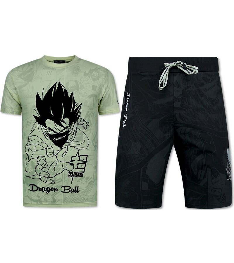 Top Star Twinset Dragon Ball - Sommarset herr - Kombinationsset Dragon Ball - Kombinationsset - 1688 - Beige