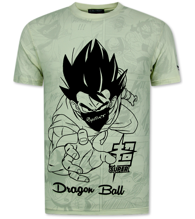 Top Star Twinset Dragon Ball - Sommarset herr - Kombinationsset Dragon Ball - Kombinationsset - 1688 - Beige