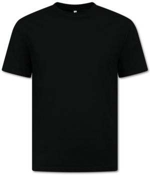 New Ment Herr Oversize T-shirt - Enfärgad T-shirt Vit - 6530 - Svart