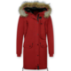 Vinterjacka Dam  - Vinterjacka Dam Lång - Quiltad Jacka Dam  - Röd