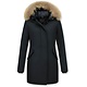 Vinterjackadam - Långa Vinterjacka Dam - Quiltad Jacka Dam - Kappa Lång Svart