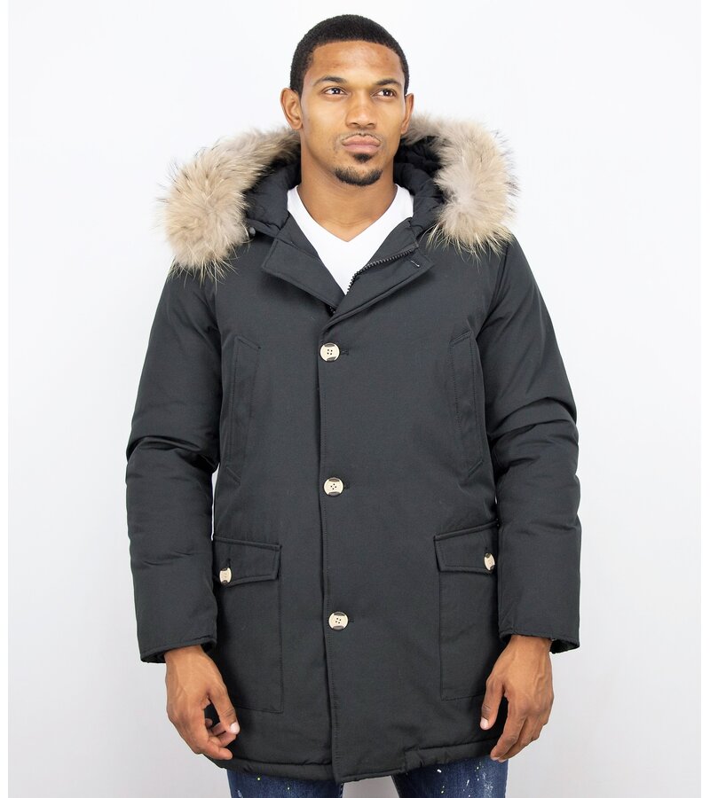 Enos Vinterjacka Herr - Herr Vinter Jackor - Parkas Herr - Långa Jackor Herr - Svart