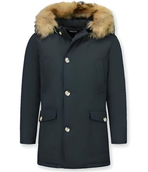 Enos Vinterjacka Herr - Herr Vinter Jackor - Parkas Herr - Långa Jackor Herr - Svart