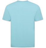 Enos Sommarset Herr - Ribbad Oversized - Tvådelat Set - Twinset - Kombinationsset - F-918 - Turkos