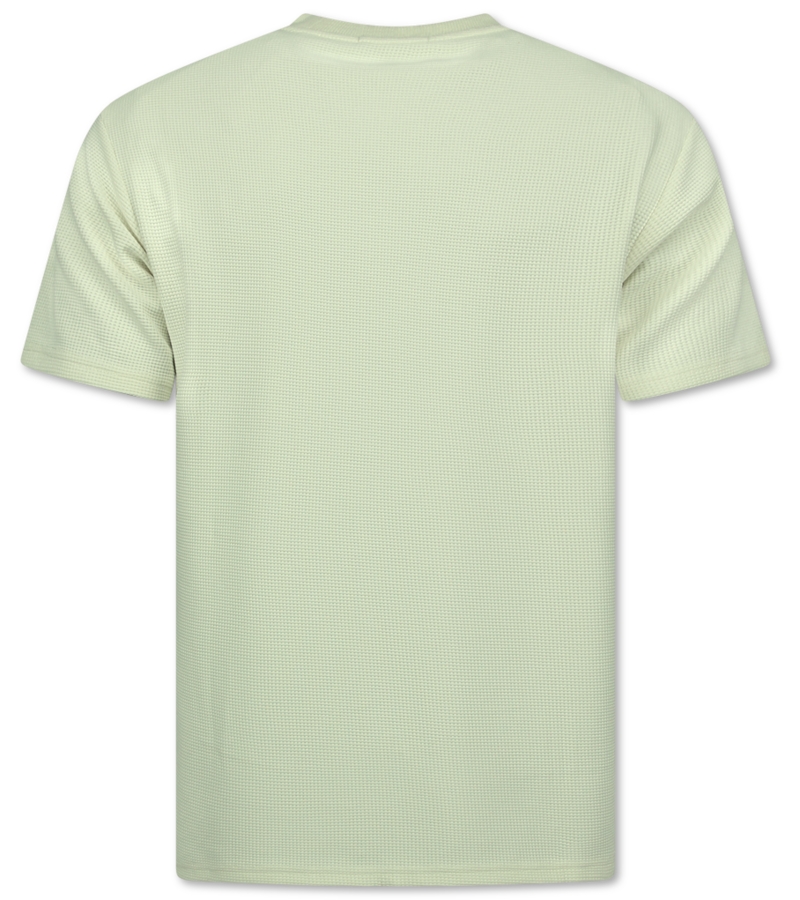 Enos Herr Sommarset - Ribbad Oversized - Tvådelat Set - Twinset - Kombinationsset - F-918 - Beige