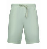 Enos Twinset - Ribbad överdimensionerad skjorta - Sommarset Herr - Tvådelat set - Set med dragkedja - F-915 - Beige