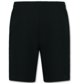 Enos  Ribbad Oversized Skjorta - Sommarset Herr - Tvådelat Set - Kombinationsset - MG-009 - Svart