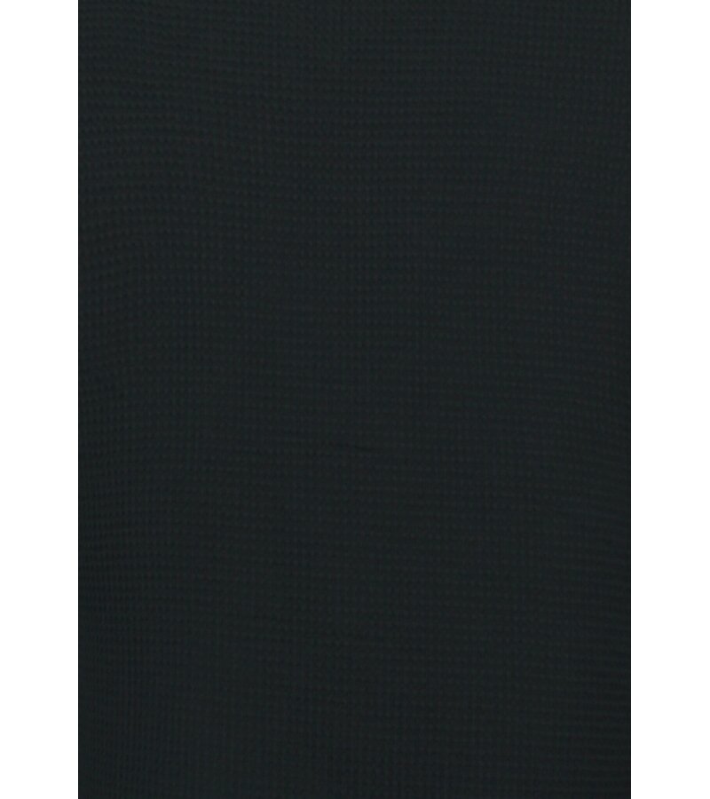 Enos  Ribbad Oversized Skjorta - Sommarset Herr - Tvådelat Set - Kombinationsset - MG-009 - Svart