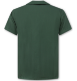 Enos Herrsommarset - Ribbad överdimensionerad skjorta - Herrshorts / Herröverdimensionerad t-shirt - Twinset - F-919 - Grön