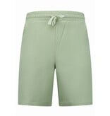 Enos Twinset - Sommarset Herr - Ribbad Oversized Skjorta - Herrshorts / Oversized T-shirt Herr - F-919 - Brun