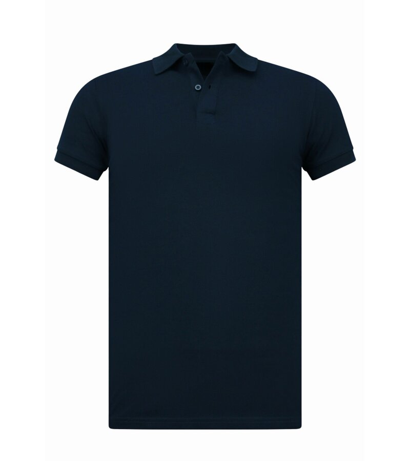 True Rise Herrpiké - Herr kortärmad piké - Herrpikétröja - Slim fit - A150 - Mörkblå