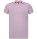 True Rise Herrpiké - Herr kortärmad piké - Herrpiké - Slim fit - A150 - Rosa