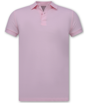 True Rise Herrpiké - Herr kortärmad piké - Herrpiké - Slim fit - A150 - Rosa