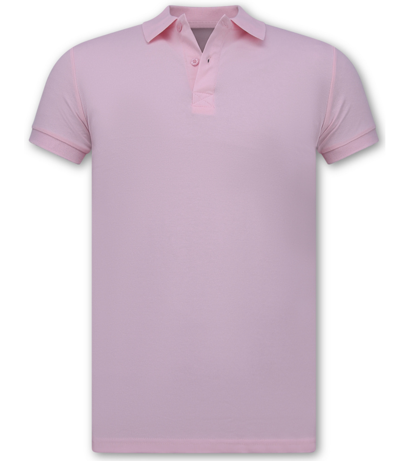 True Rise Herrpiké - Herr kortärmad piké - Herrpiké - Slim fit - A150 - Rosa