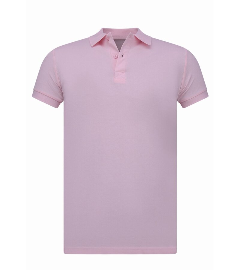 True Rise Herrpiké - Herr kortärmad piké - Herrpiké - Slim fit - A150 - Rosa