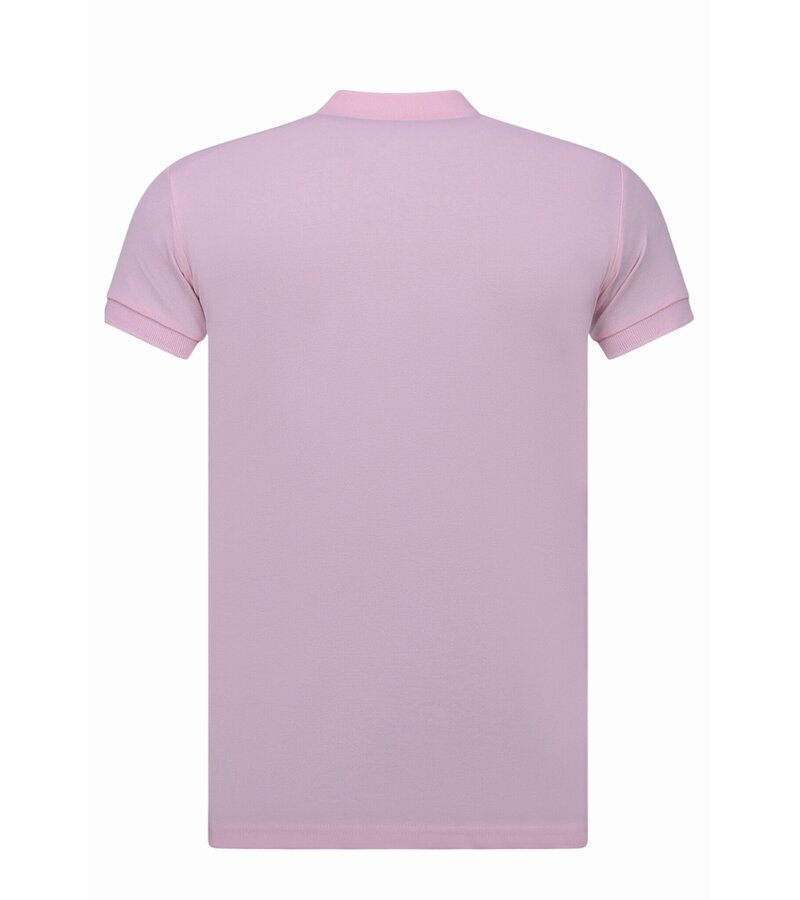 True Rise Herrpiké - Herr kortärmad piké - Herrpiké - Slim fit - A150 - Rosa