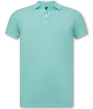 True Rise Piké Herr - Pikétröjor Herr Kortärmade - Herrpiké - Slim Fit - A150 - Mintgrön