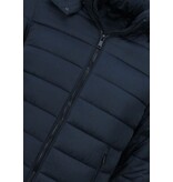 Enos Herrjacka med huva - Slim Fit - Mellanviktsjacka Herr - 8210 - Blå