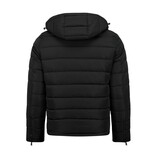 Enos Herrjacka med huva - Slim Fit - Mellanviktsjacka Herr - 8210 - Svart