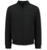 Enos Neat Baseball Jacket - Herr Mellanviktsjacka - 8862 - Svart