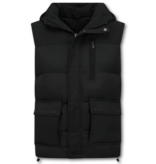 Enos Bodywarmer för män - Bodywarmer för män med fickor - 901- Svart