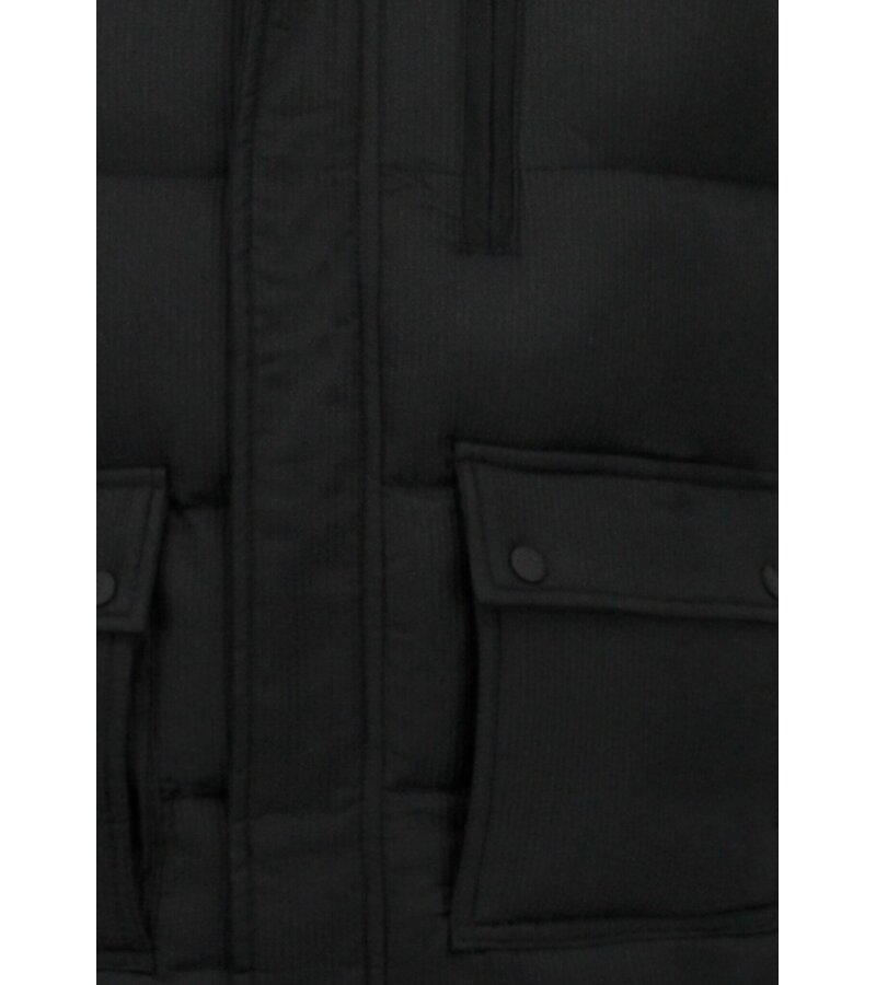 Enos Bodywarmer för män - Bodywarmer för män med fickor - 901- Svart