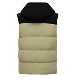 Enos Bodywarmer för män - Bodywarmer för män med huva - 901- Beige