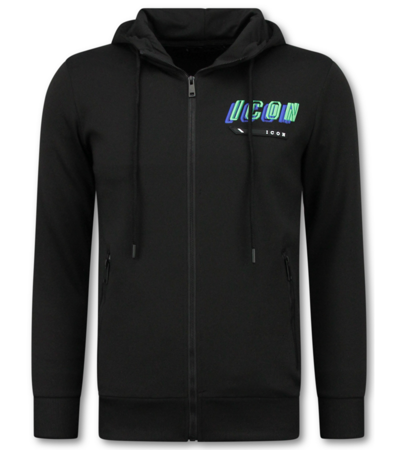 TopStar Herrjoggingdräkt - Träningsdräkter - Träningsdräkt ICON - Husdräkt - Twinset - 5732 - Svart / Grön