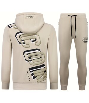 TopStar Träningsoveraller - Träningsoverall ICON - Joggingdräkt Herr - Hemmadräkt Herr Vuxna - Twinset - 5732 - Brun