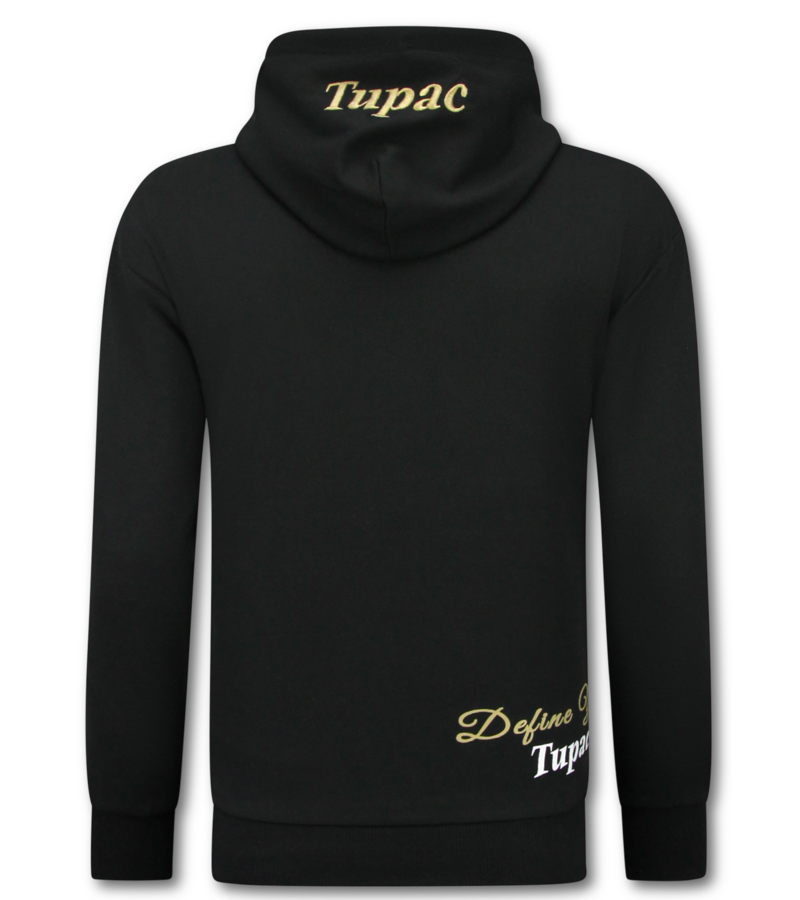 TopStar 2Pac Träningsoverall Hoodie Herr - Tupac Träningsoverall Hoodie - Hemmaställ Herr Vuxna - 672 - Svart