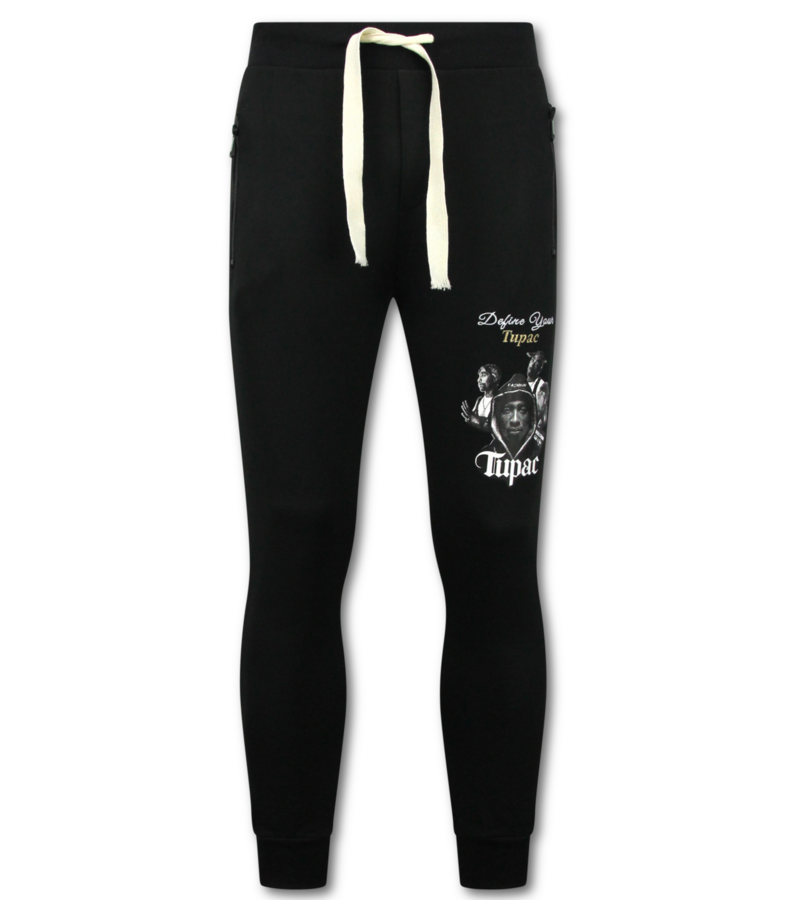 TopStar 2Pac Träningsoverall Hoodie Herr - Tupac Träningsoverall Hoodie - Hemmaställ Herr Vuxna - 672 - Svart