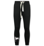 TopStar Tupac Träningsdräkt med Hoodie - 2Pac Joggingdräkt med Hoodie Herr - Hemmadräkt Herr Vuxna - 663- Svart