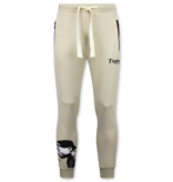 TopStar Tupac Träningsoverall - 2Pac Jogging Suit Hoodie Herr - Hemmadrass Herr Vuxna - 663- Brun