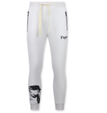 TopStar Tupac Träningsoverall - 2Pac Jogging Suit Hoodie Herr - Hemmadrass Herr Vuxna - 663- Vit