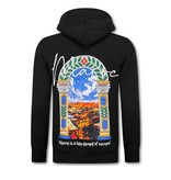 True Rise Överdimensionerad Hoodie Herr med Huva - Marockanskt Mönster - Tjock Vävd - 5818 - Svart
