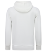 True Rise Överdimensionerad Hoodie Herr med Huva - ICONS Basic - Tjock Vävd - 5808 - Vit