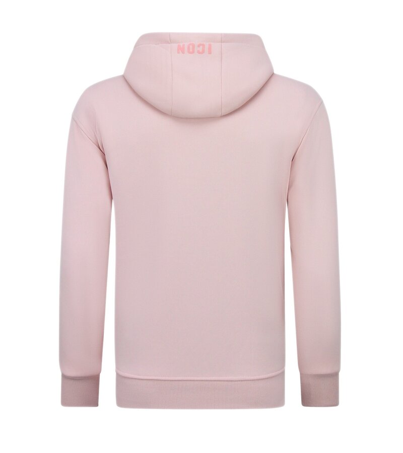 True Rise Överdimensionerad Hoodie Herr med Huva - ICONS Basic - Tjock Vävd - 5808 - Rosa