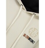 True Rise Överdimensionerad Hoodie Herr med Huva - GOKO Ultra Print - Tjock Vävd - 5562 - Beige