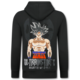 Överdimensionerad Hoodie Herr med Huva - GOKO Ultra Print - Tjock Vävd - 5562 - Svart
