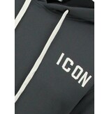 True Rise Överdimensionerad Hoodie Herr med Huva - ICON Dollar Print - Tjock Vävd - 5567 - Grå