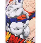 True Rise Överdimensionerad Hoodie Herr med Huva - Dragon Ball Tryck - Tjock Vävd - 5682 - Rosa