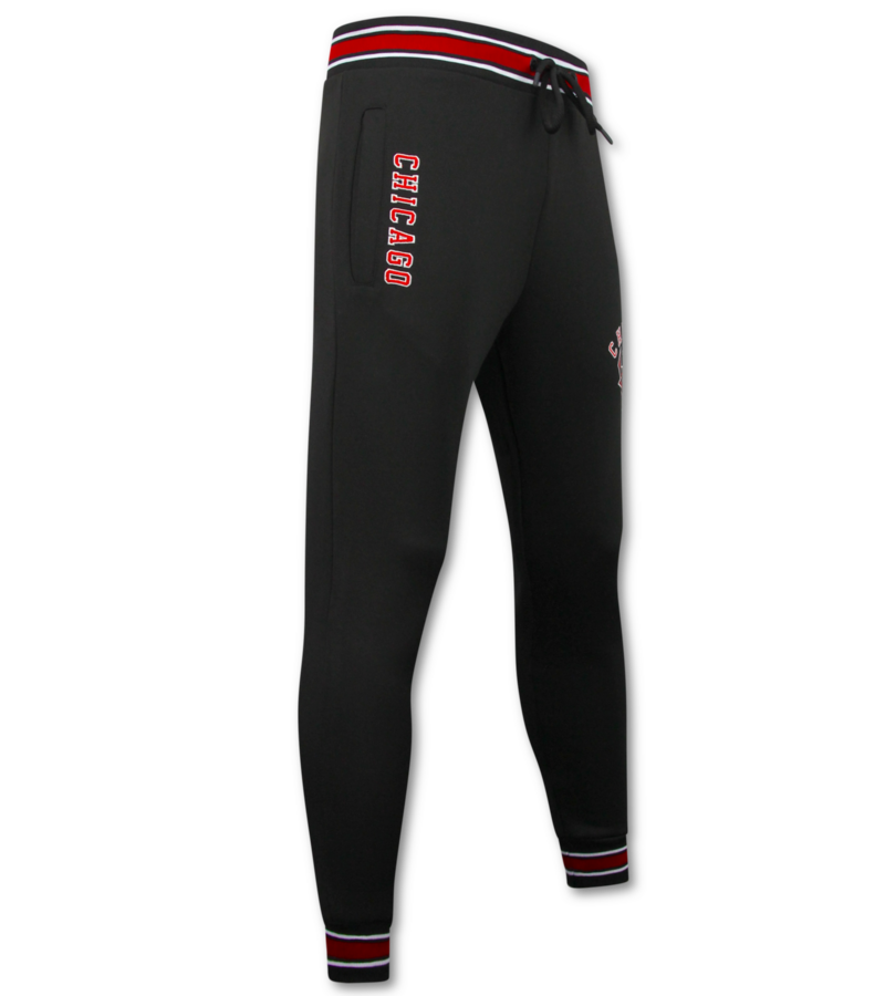 TopStar Chicago Bulls Herr Träningsoveraller - Herr Joggingdräkt - Herr Hemmadräkt Vuxna - 5591 - Svart / Röd