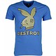 Bunny Destroy - T Shirt Man - 1334B - Blå