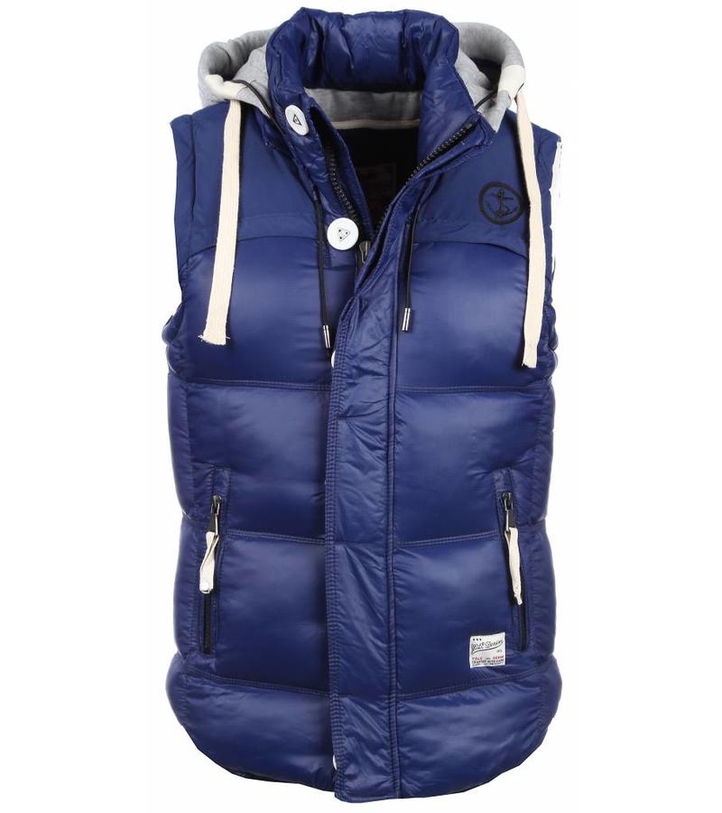 Yole Kroppsvärmare Med Huva - Herr Jacka Köpa - LJ-Q2502B - Blå