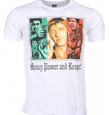 Local Fanatic Scarface Money Power Respect - Man T Shirt - 1164W - Vit