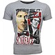 Scarface Frame Print - Herr T Shirt - 2008G - Grå