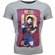 Messi 10 Print Football - T Shirt Herr - 1170G - Grå